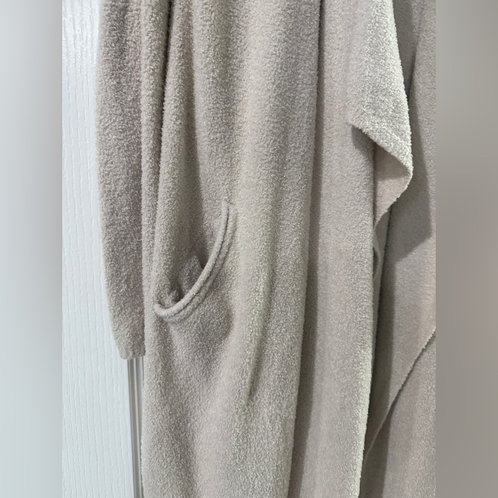 Barefoot Dreams Cream Open Front Sweater Size Small/Medium S/M - Picture 3 of 6